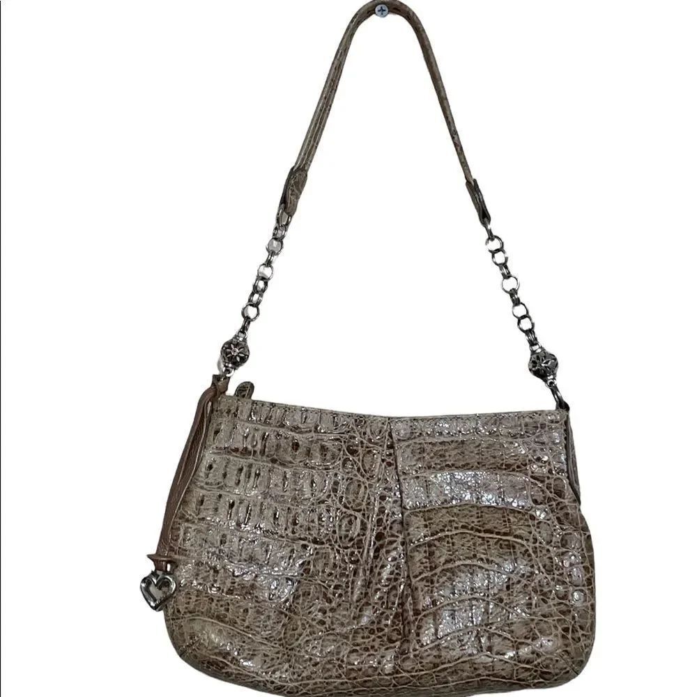 Brighton tan leather shoulder bag